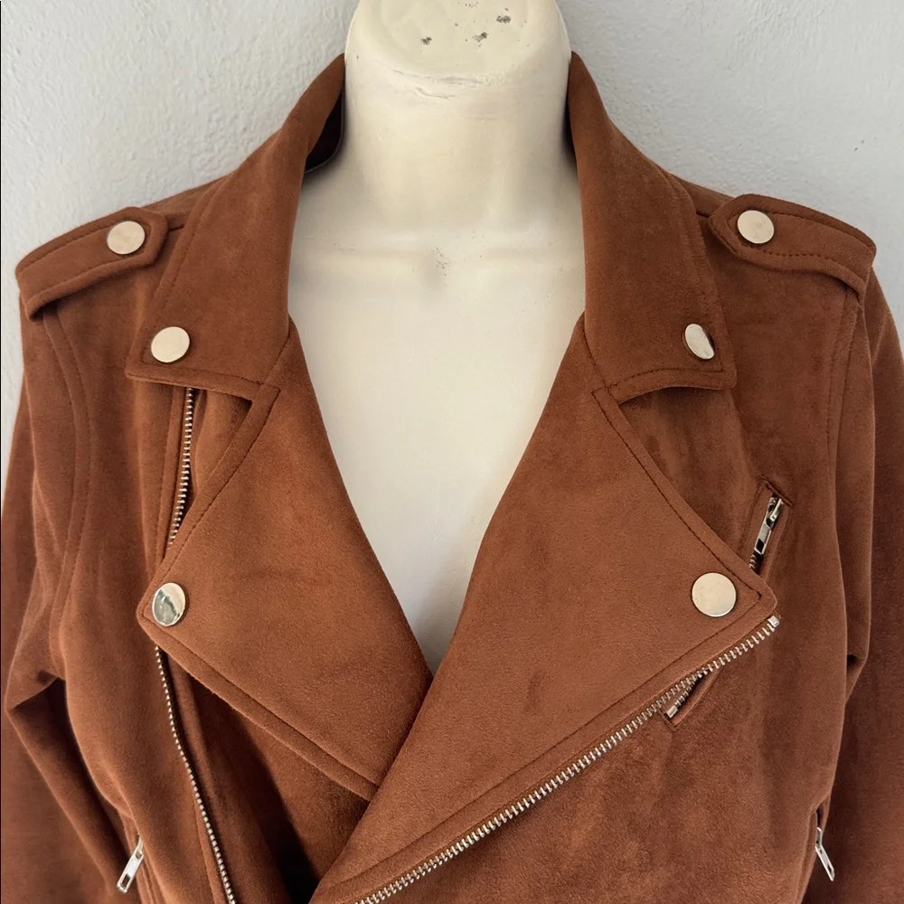 26 international sunset lane brown suede jacket size small - Picture 4 of 16